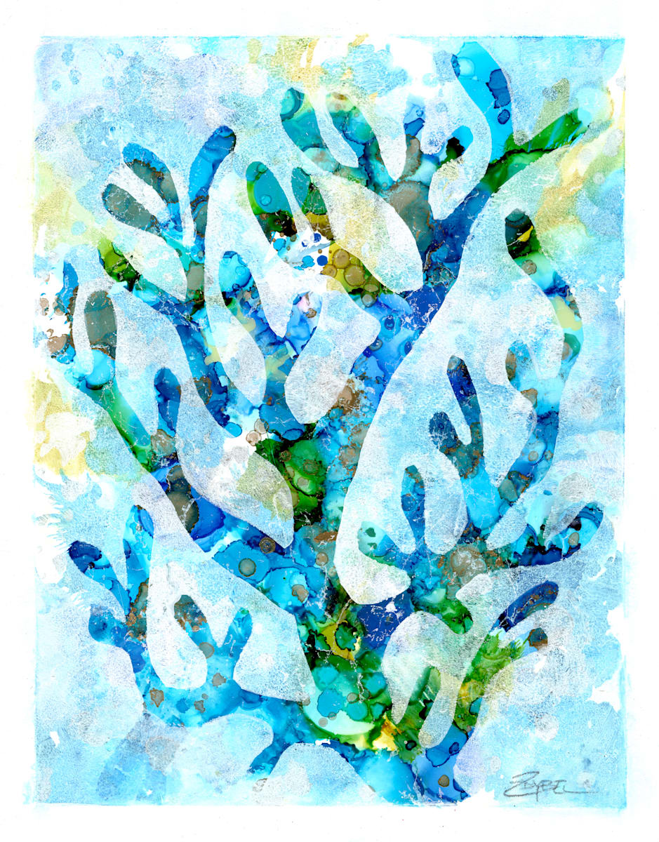 Abstract Sea Coral by Rebecca Zdybel 
