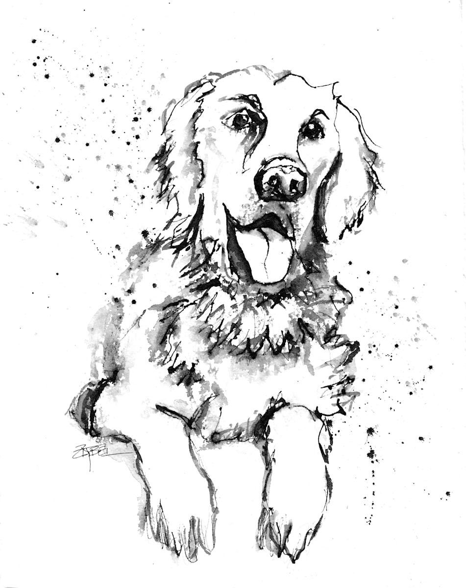 "Jude" Dog Portrait for Lisa Hamilton 