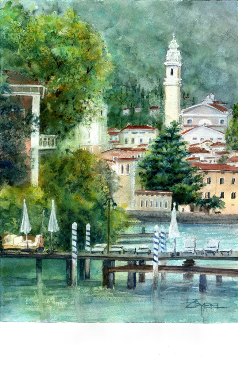 Escape to Lake Garda by Rebecca Zdybel 