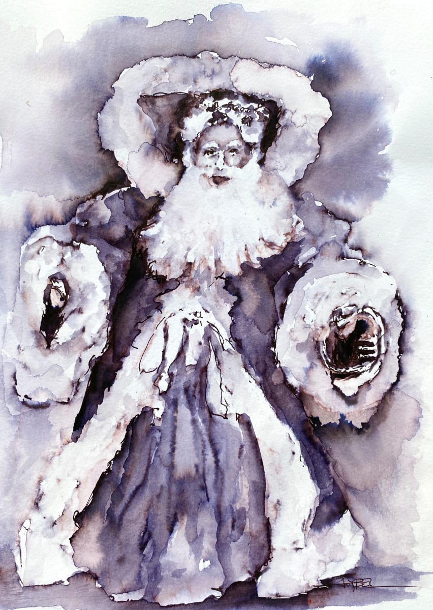 Vintage Santa by Rebecca Zdybel 