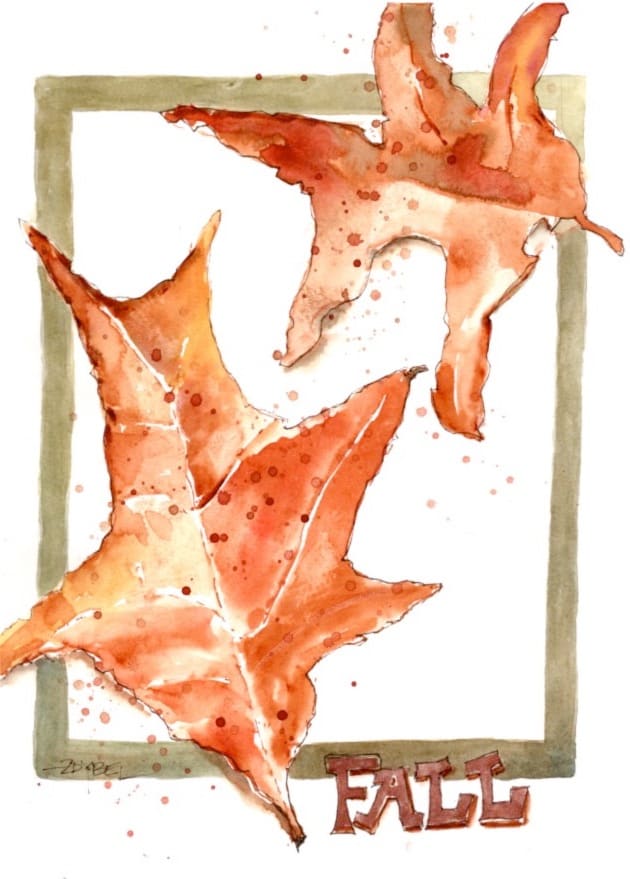 Fall Leaves, Image 1.