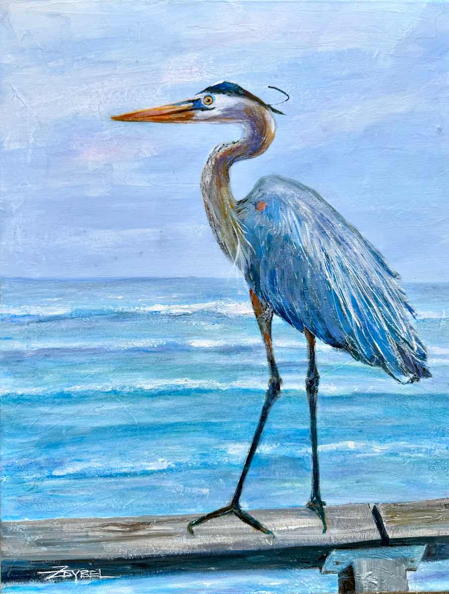Blue Sentinel by Rebecca Zdybel 