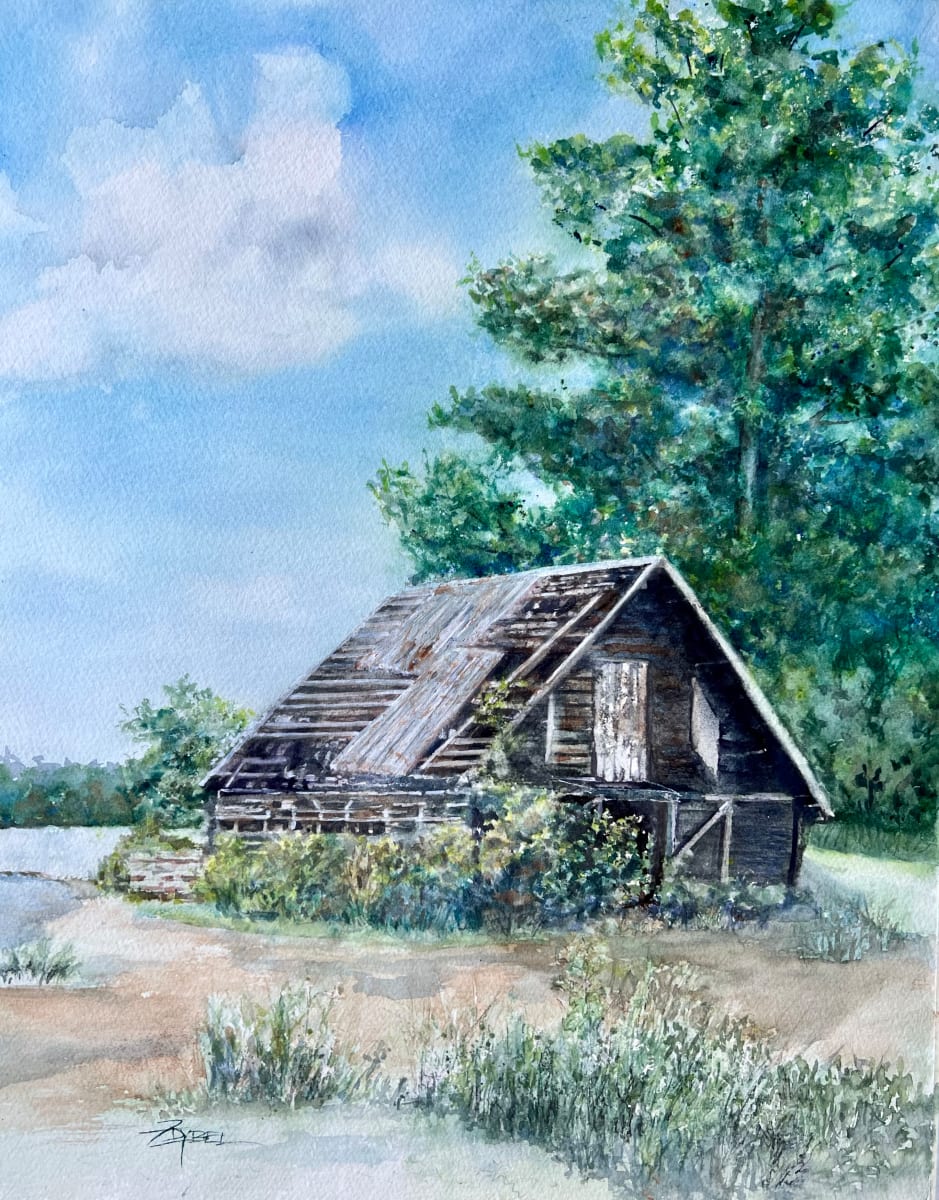 Tobacco Barn for Ann Hughes by Rebecca Zdybel 