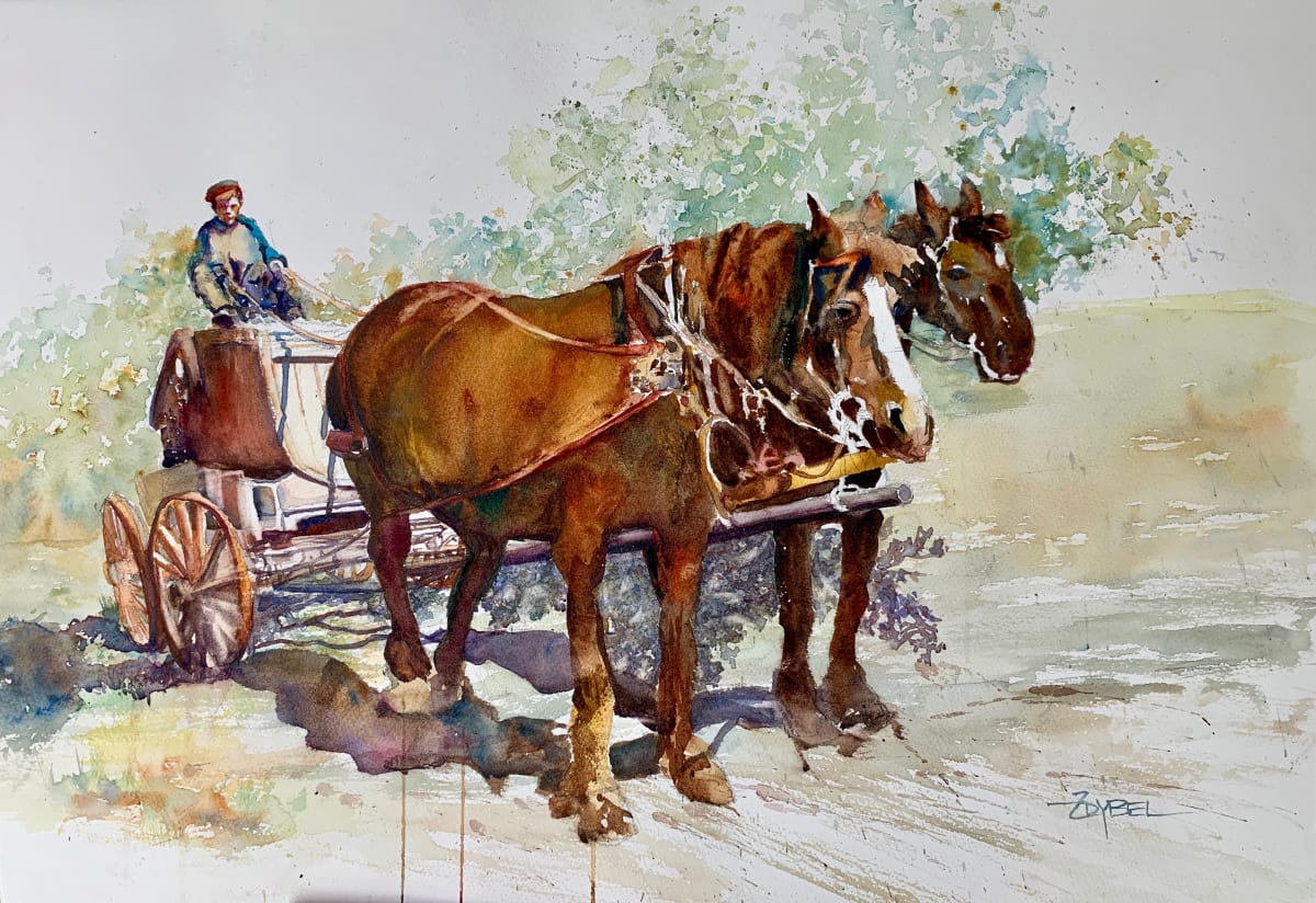 Working for His Keep by Rebecca Zdybel, Image 1.