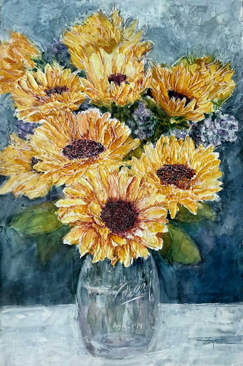 Sunflower Extravaganza by Rebecca Zdybel 