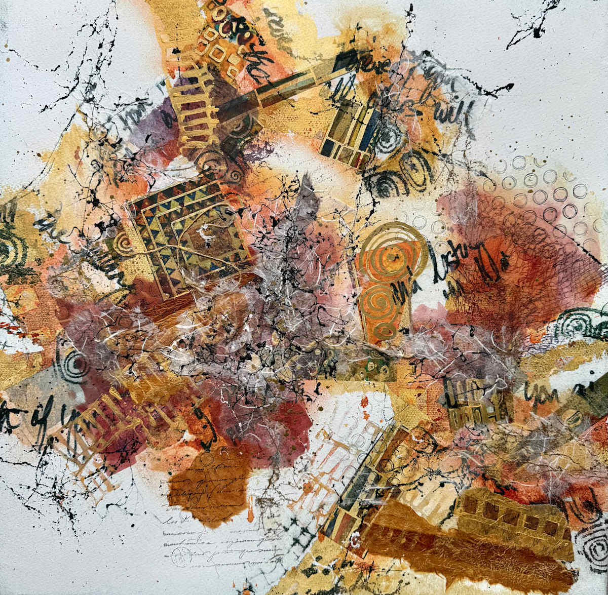Kind of Klimt 5 by Rebecca Zdybel 