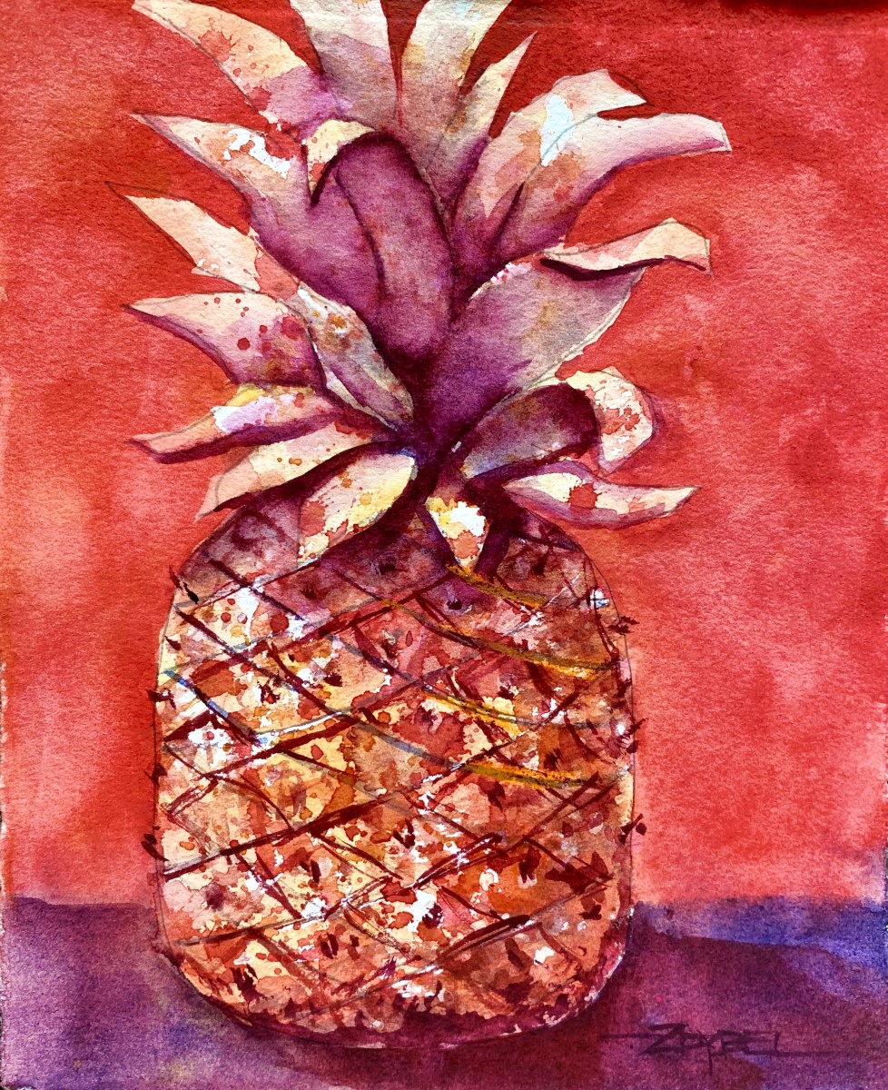 Party Pineapple Take 2 by Rebecca Zdybel 