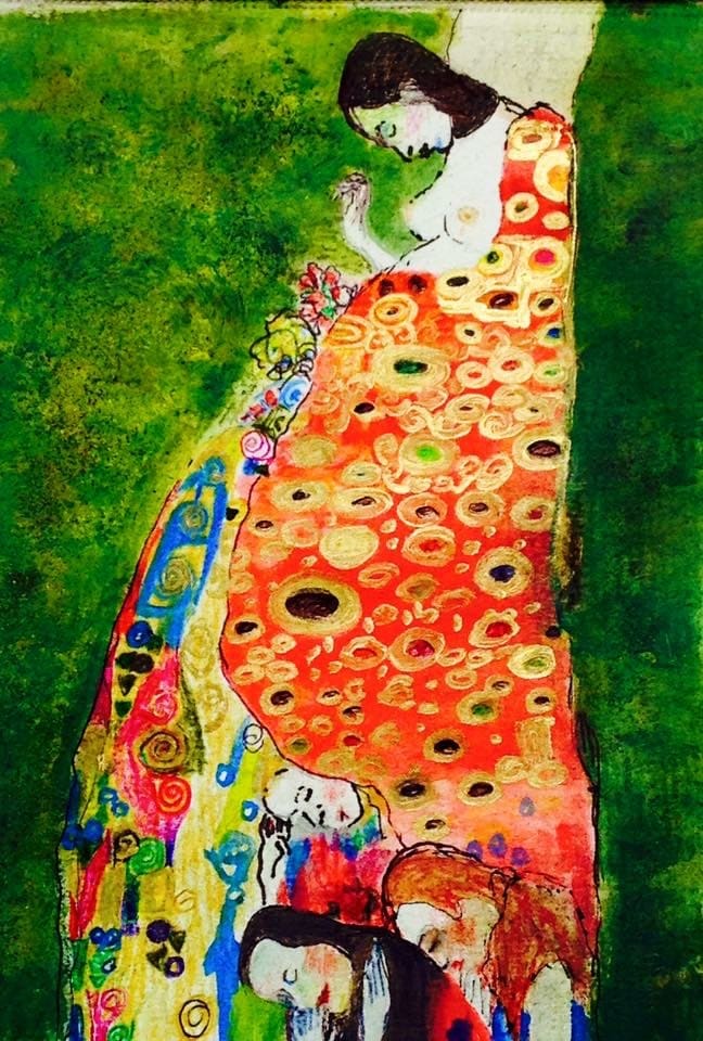 Homage to Klimt by Rebecca Zdybel, Image 1.