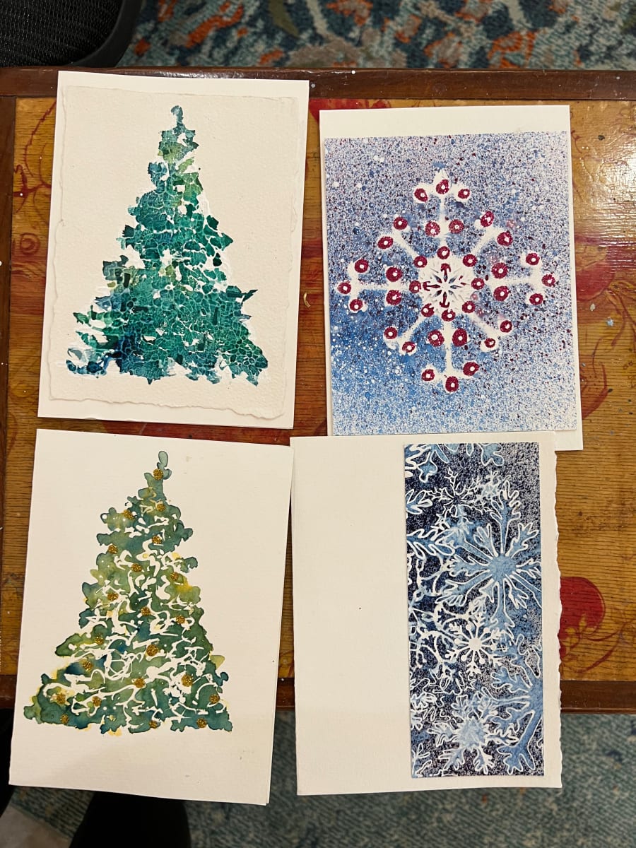various holiday cards 