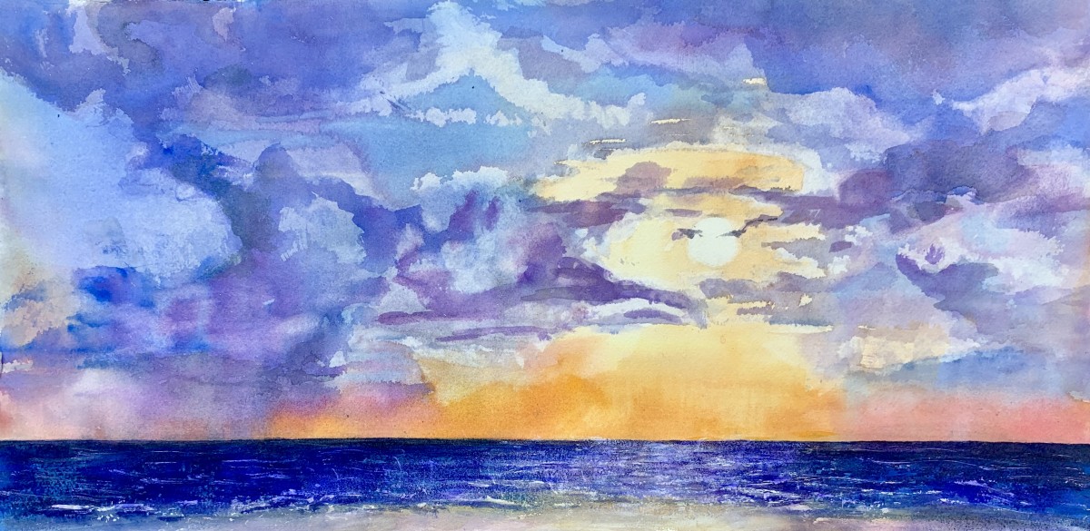 Cloud Study: Englewood FL by Rebecca Zdybel 