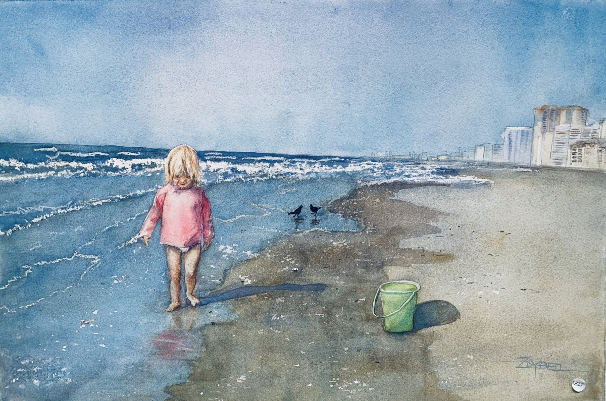 Beach Walk by Rebecca Zdybel 