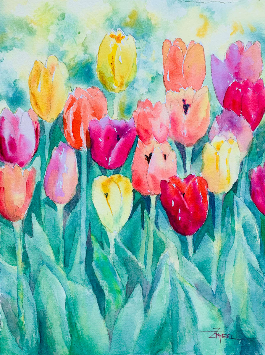 Timely Tulips by Rebecca Zdybel 