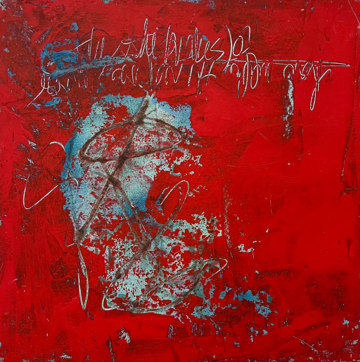 Red Writing Hood, Image 1.