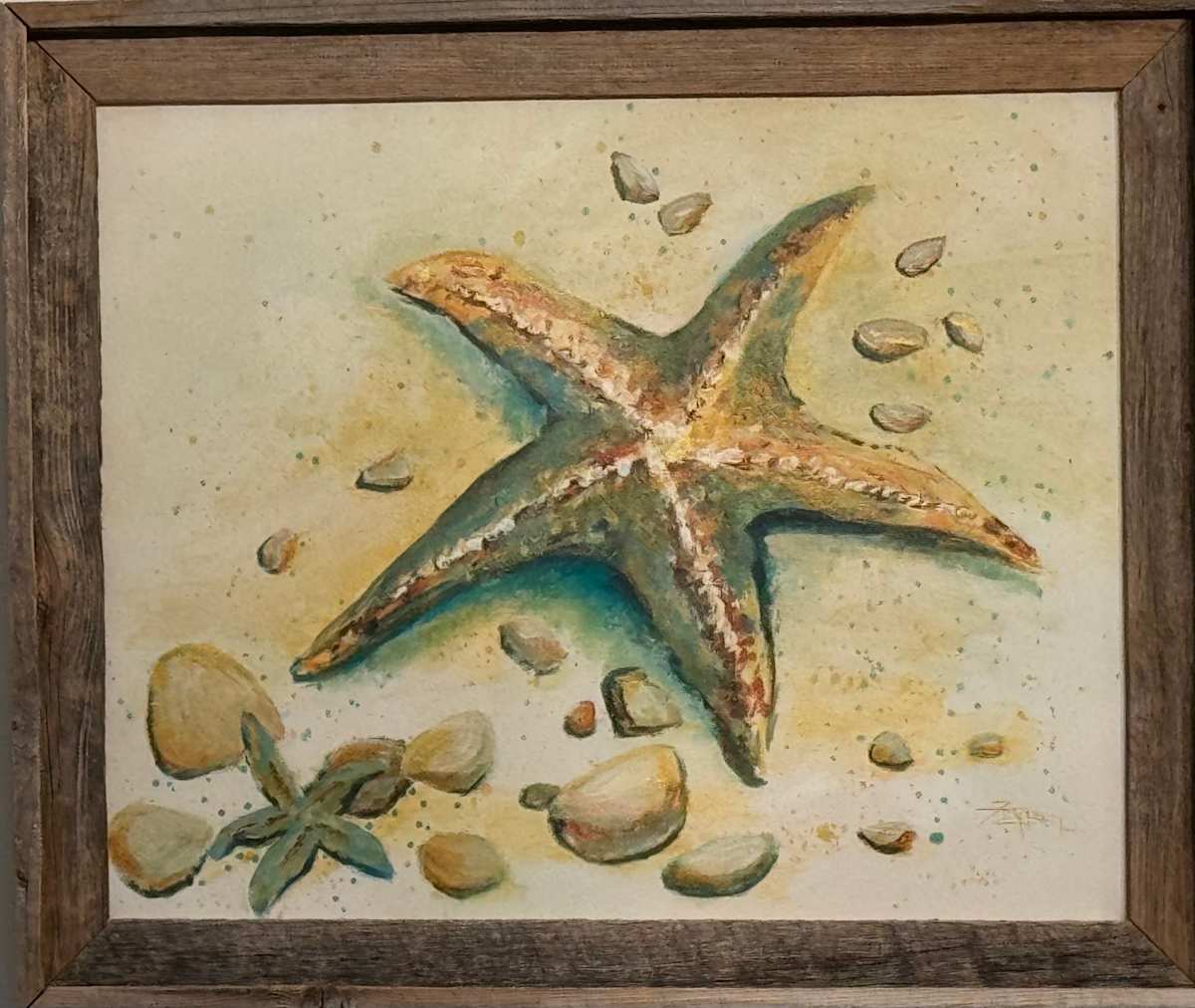 Starfish on the Seashore by Rebecca Zdybel 