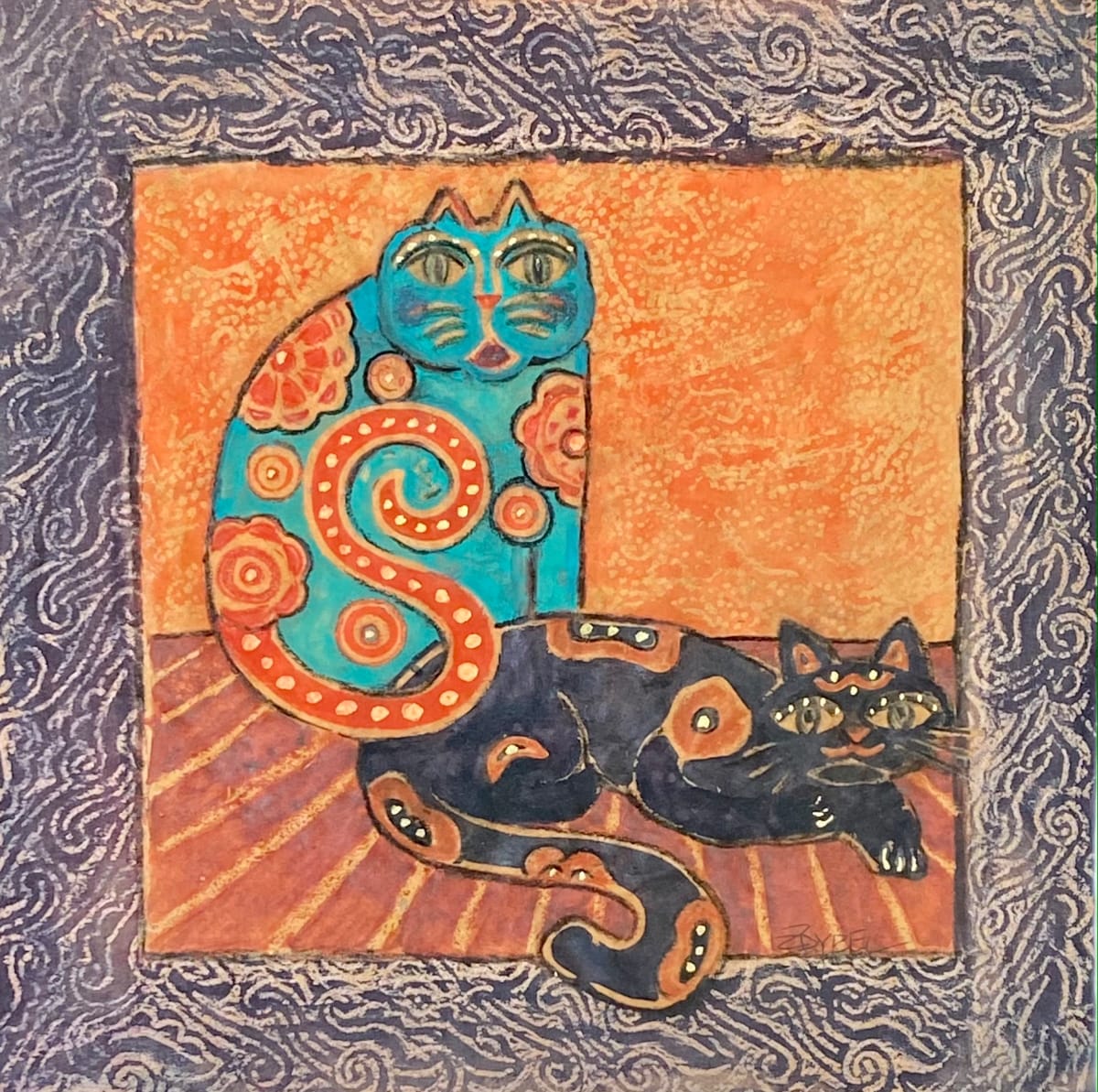 Cats on a Hot Tin Roof by Rebecca Zdybel, Image 1.