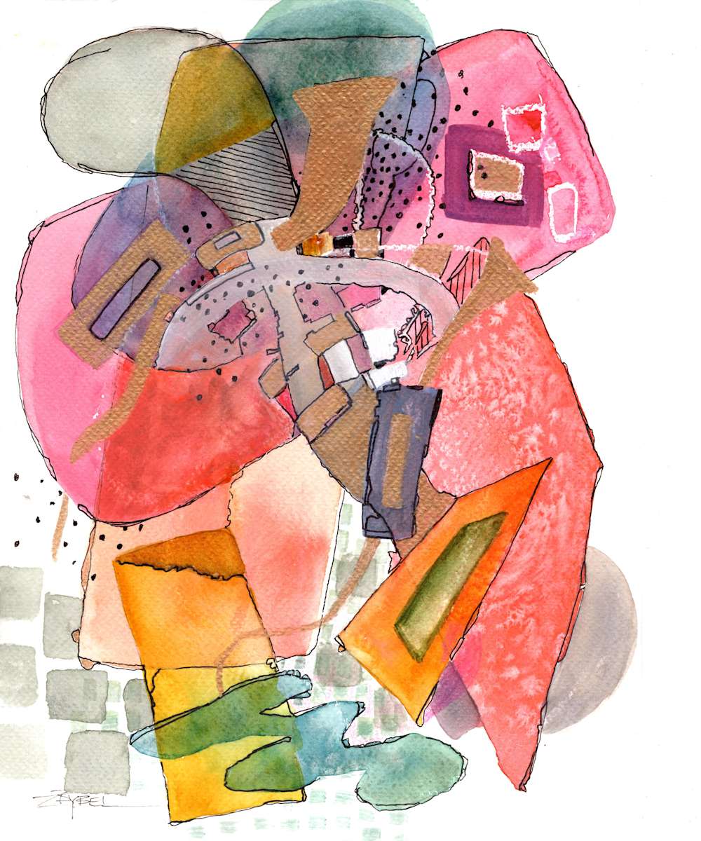 INTERSECTIONS ABSTRACT by Rebecca Zdybel, Image 1.