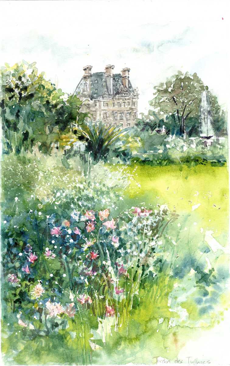 Jardin des Tuilleries- Paris by Rebecca Zdybel, Image 1.