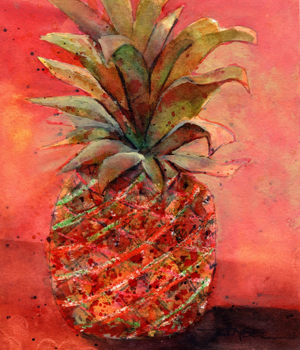 Party Pineapple by Rebecca Zdybel 