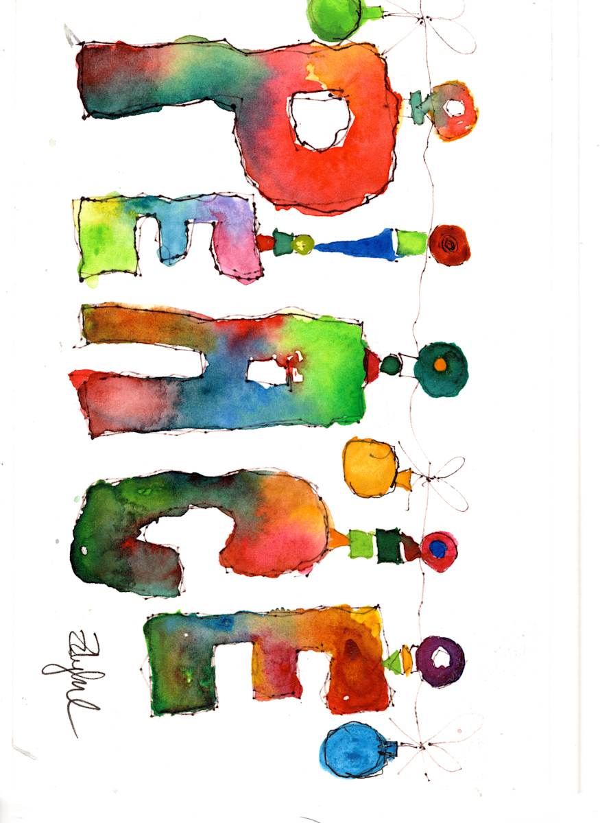 Peace Wash 01 by Rebecca Zdybel, Image 1.