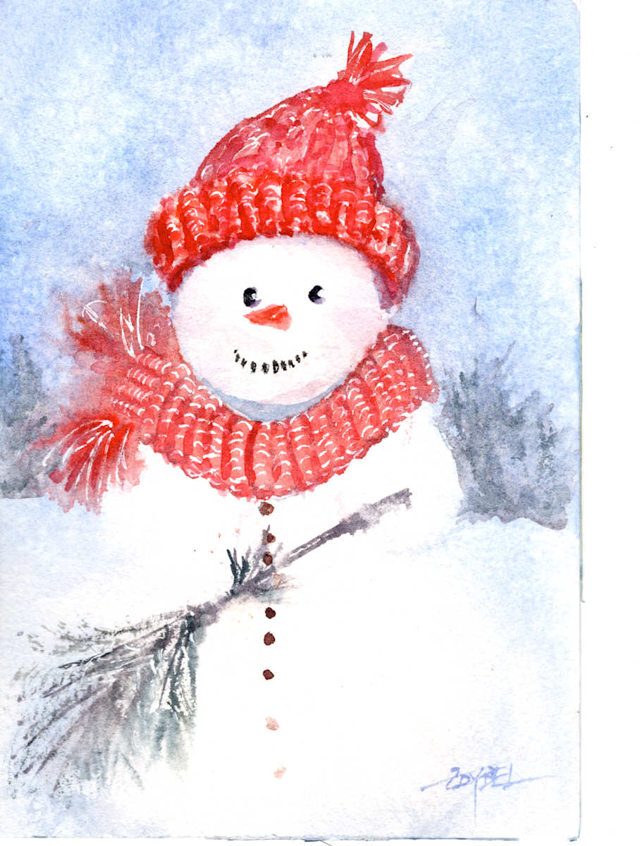 Snowman Sweep 02 by Rebecca Zdybel, Image 1.