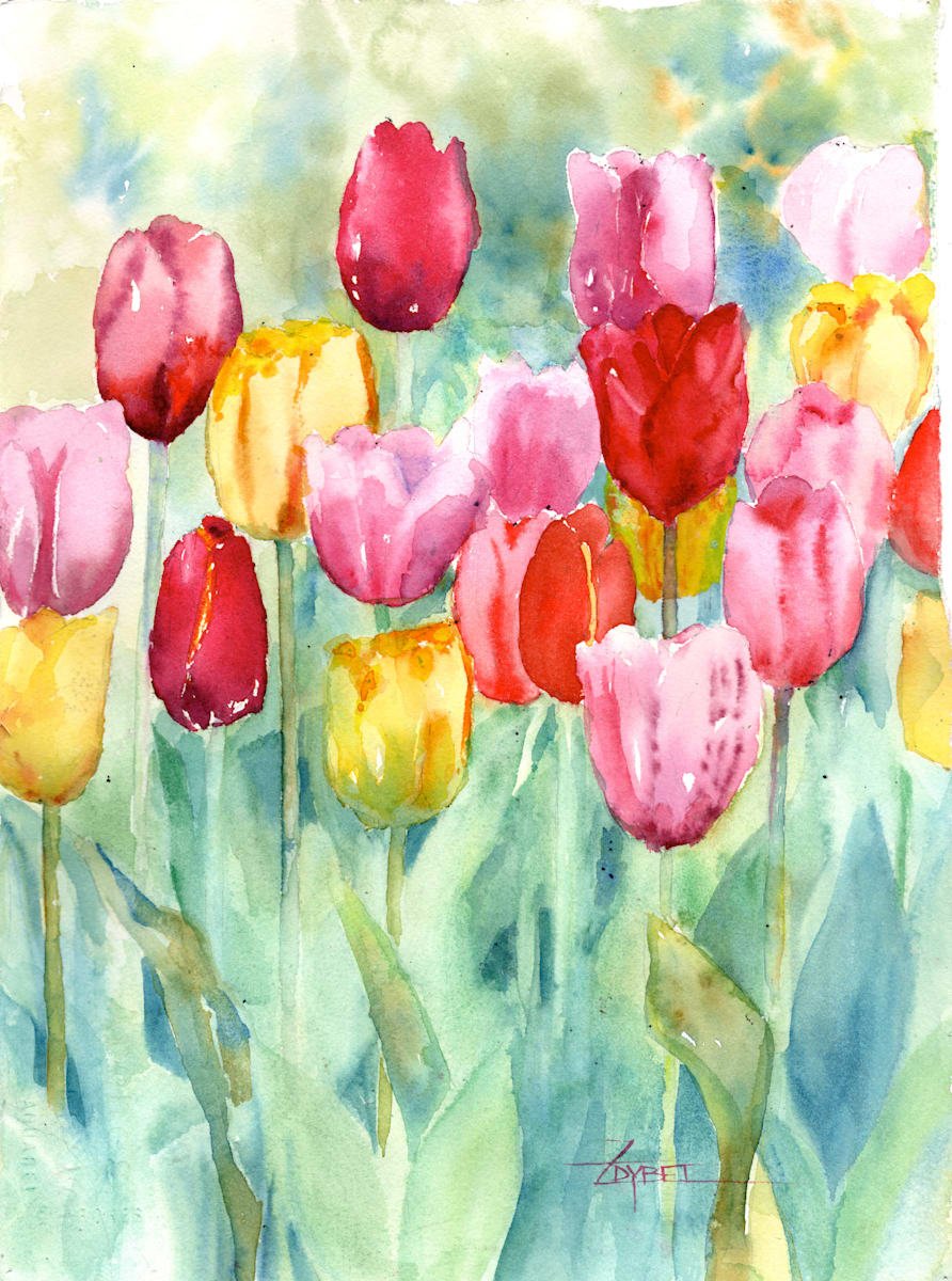 TIMELY TULIPS 2 by Rebecca Zdybel, Image 1.