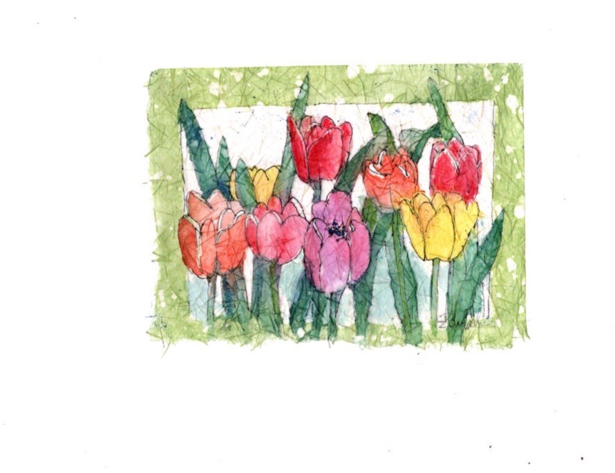 Tuesday's Tulips by Rebecca Zdybel 