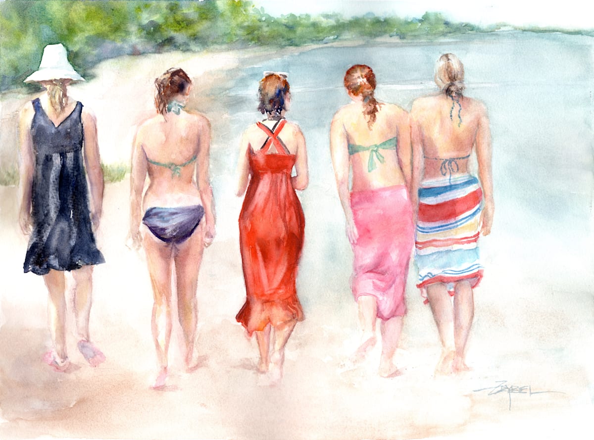 Beach Girls by Rebecca Zdybel 