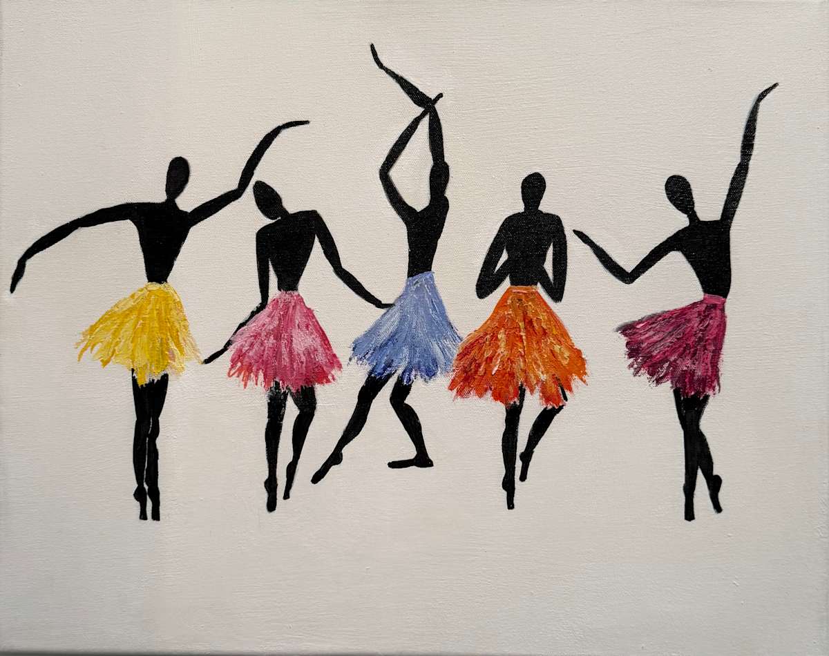 Dancing Figures by Rebecca Zdybel 
