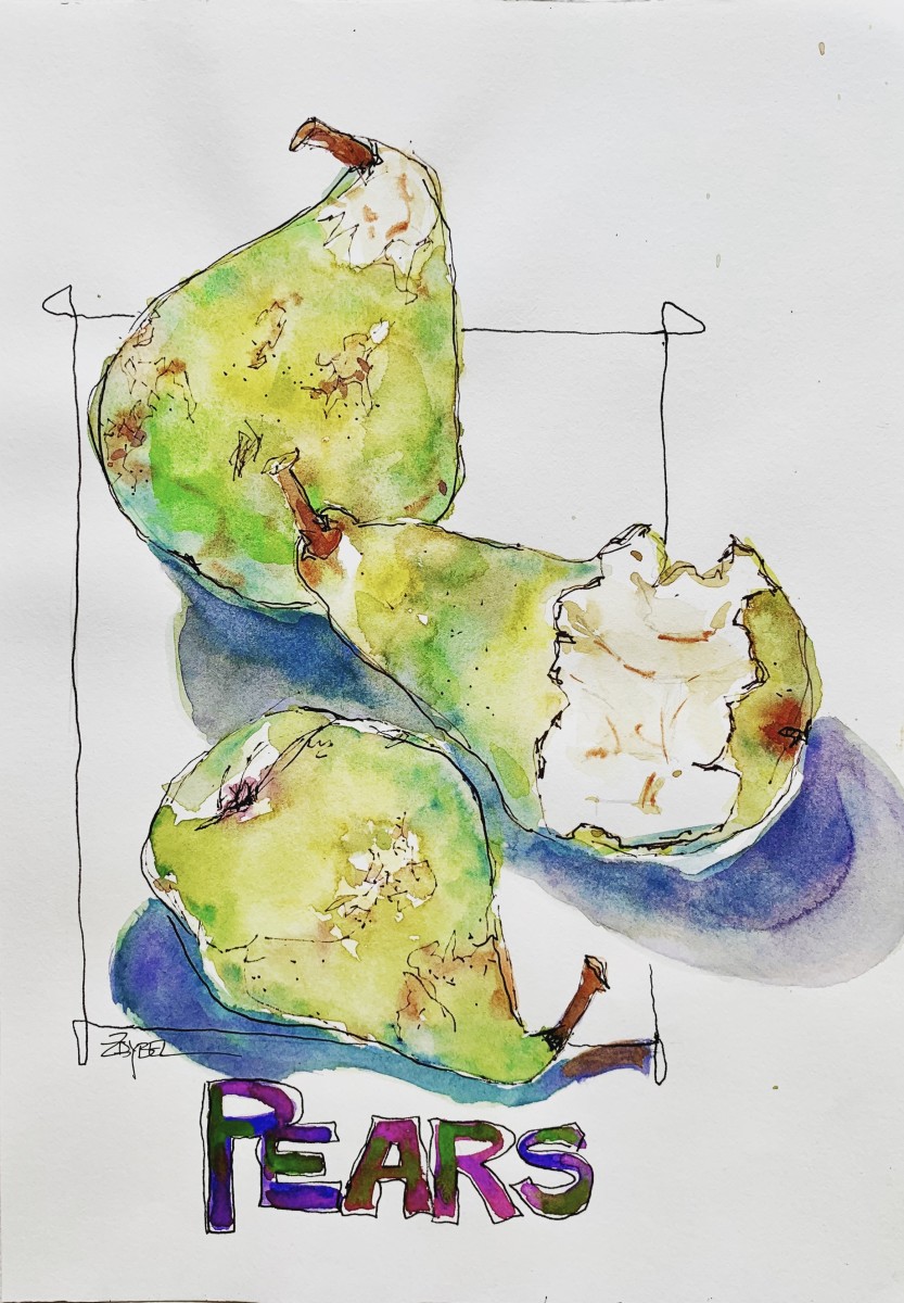 Pears Good Enough to Eat by Rebecca Zdybel, Image 1.