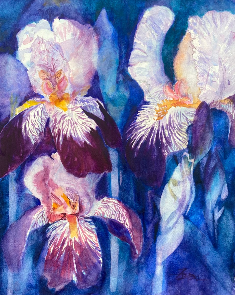 Imperial Iris 3 by Rebecca Zdybel 