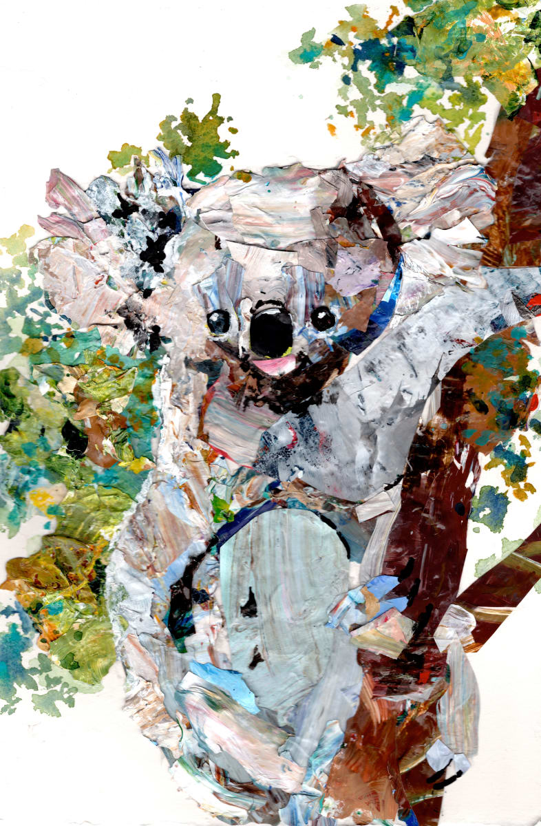 Koala bear-a Sits in the Old Gum Tree by Rebecca Zdybel 
