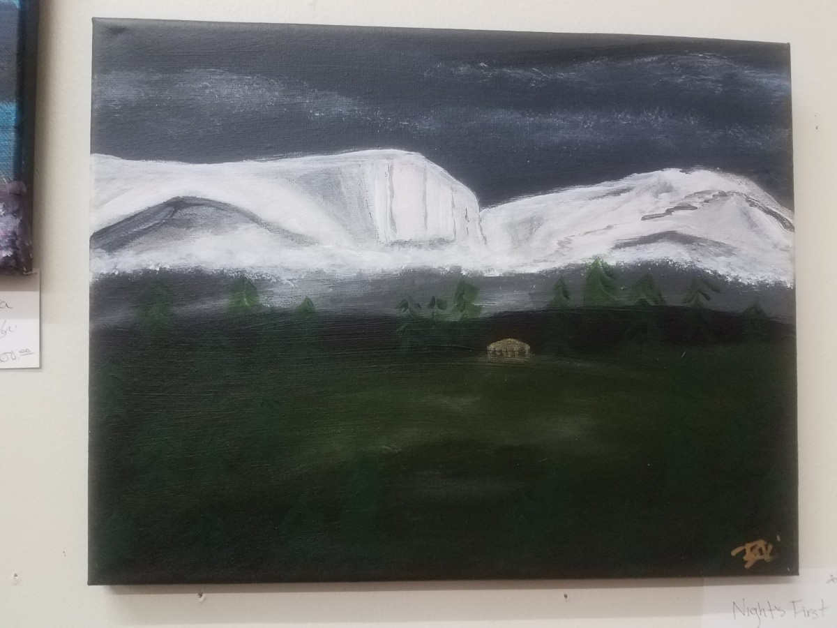 First Snow Night by Irene Bee Kain 