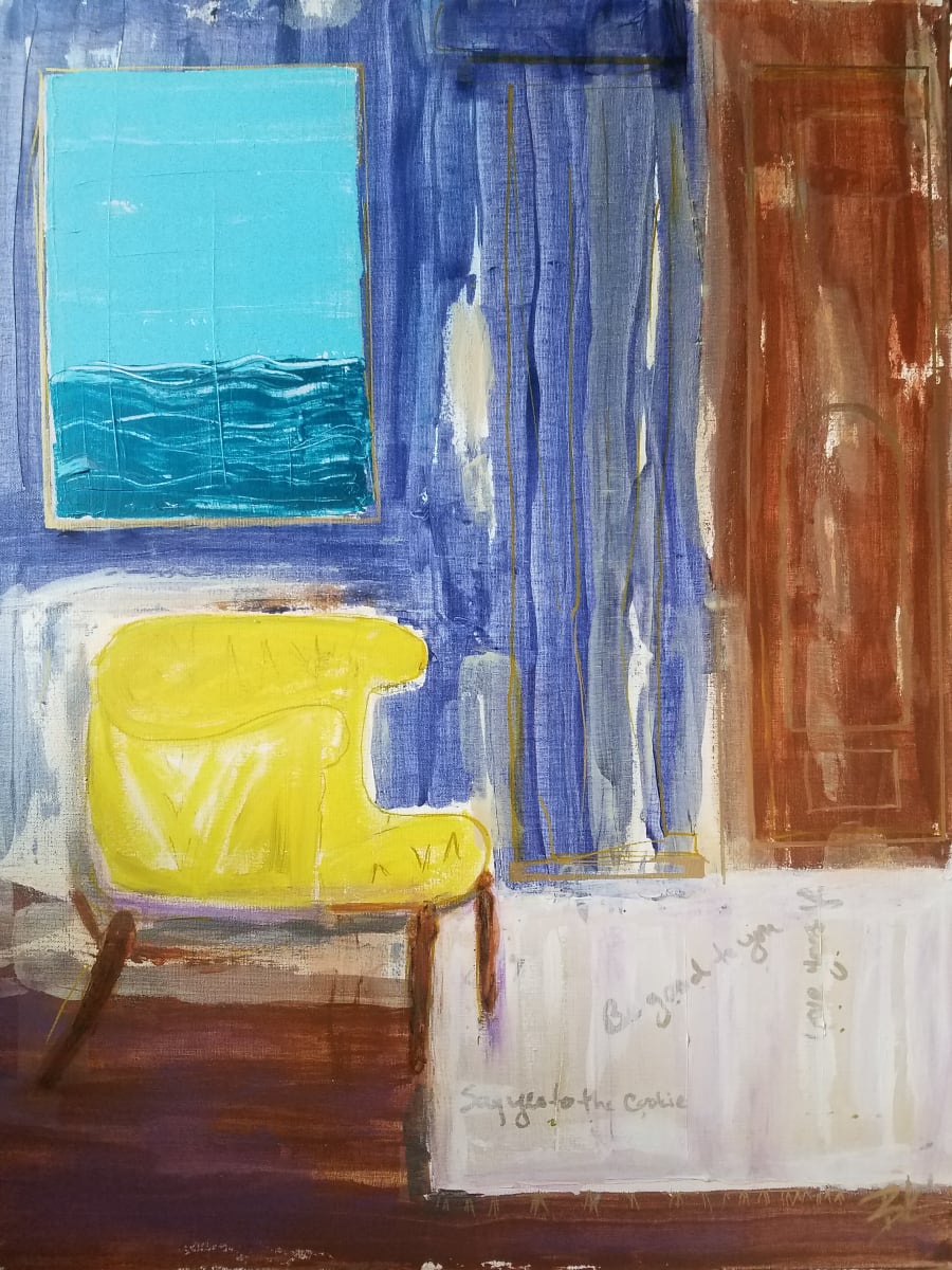 Bay View by Irene Bee Kain  Image: A window with a view of the Ocean