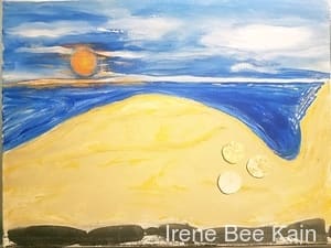 3 Little Umbrellas by Irene Bee Kain 