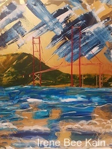 Abstract For Kenny  Image: Our Beautiful GG in Gold