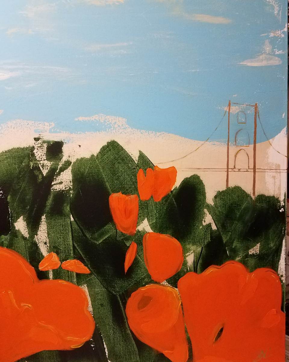 Perfect Poppy Day by Irene Bee Kain 