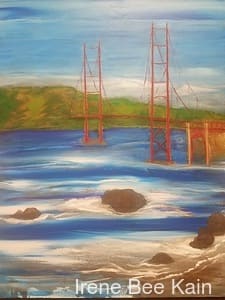 For Kenny by Irene Bee Kain  Image: The Golden Gate at it's best