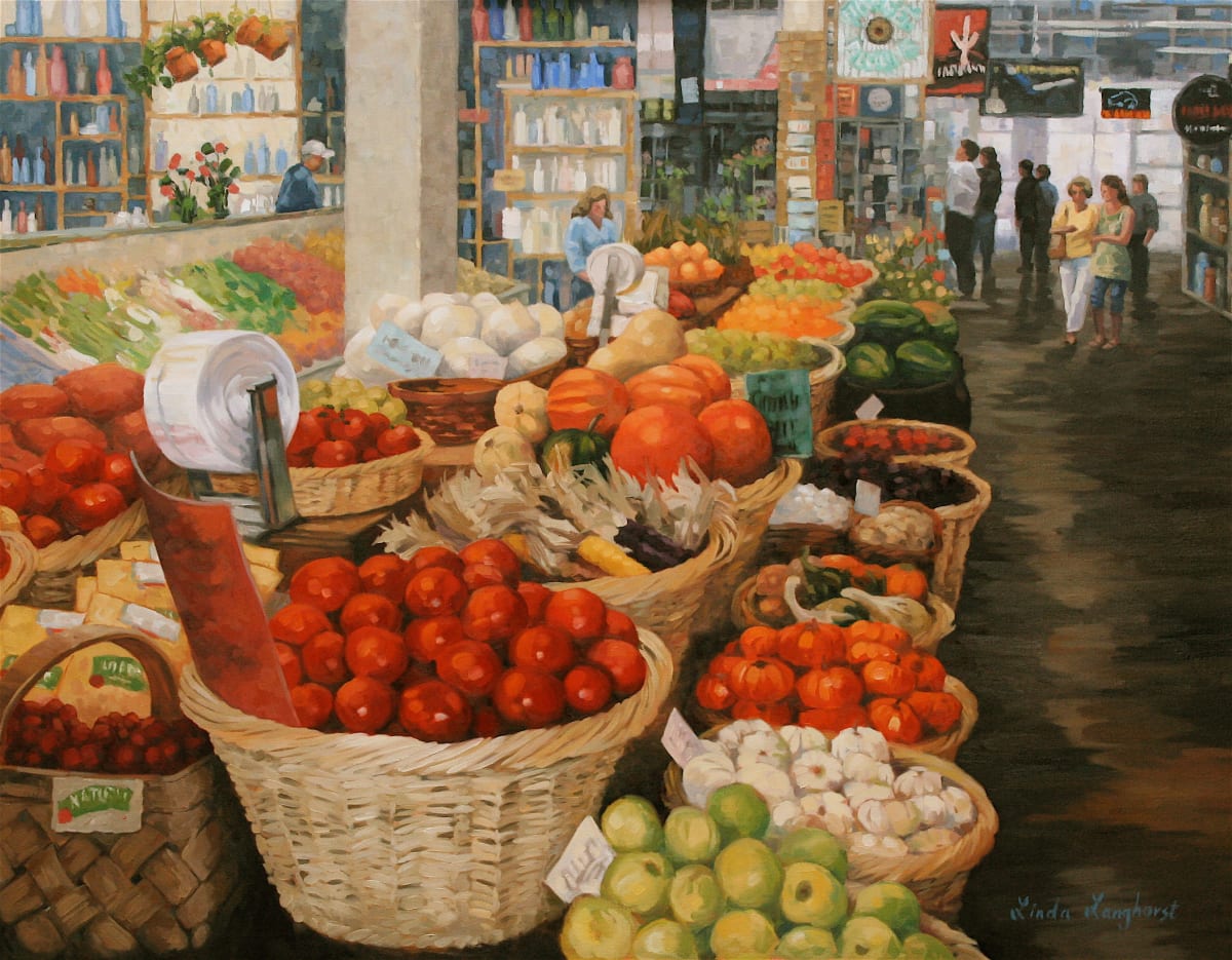 Abundance- North Market, Columbus by Linda Langhorst 