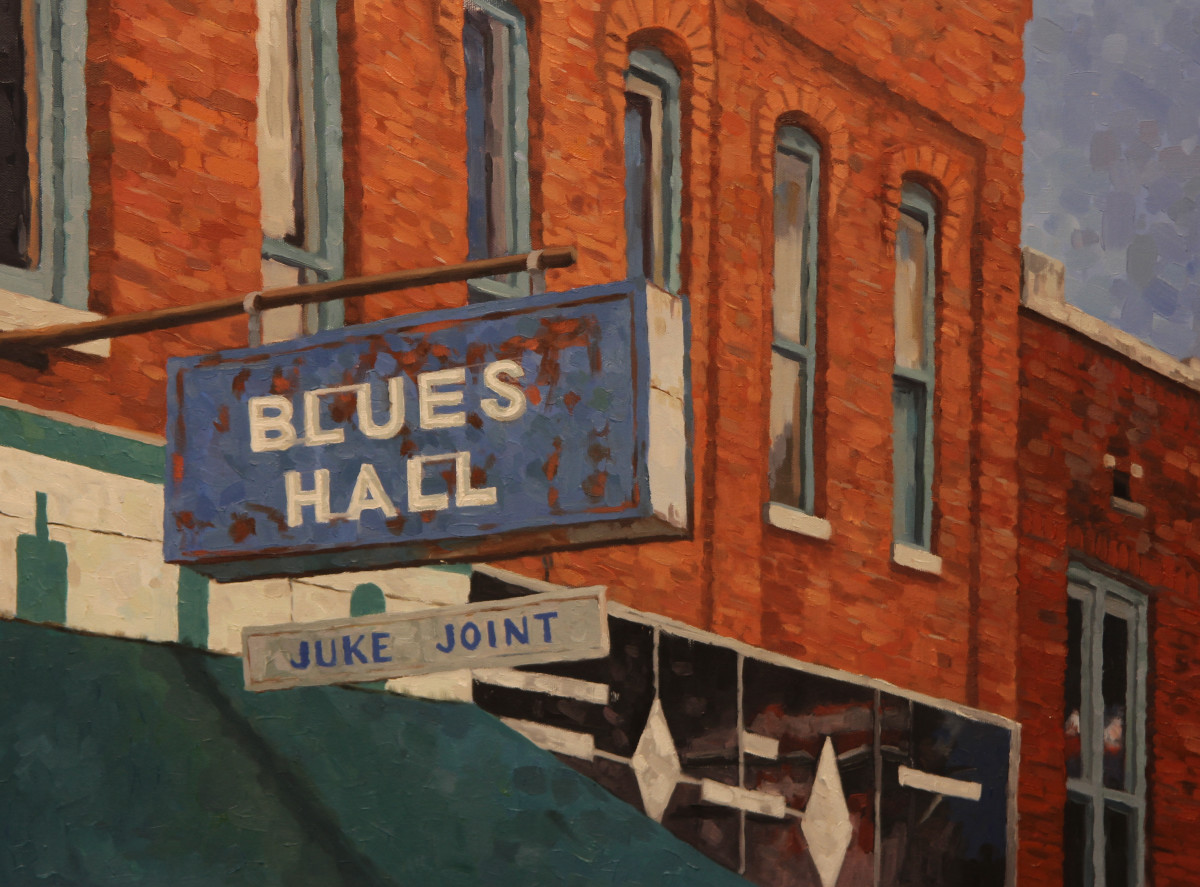 Blues Hall Memphis by Linda Langhorst 