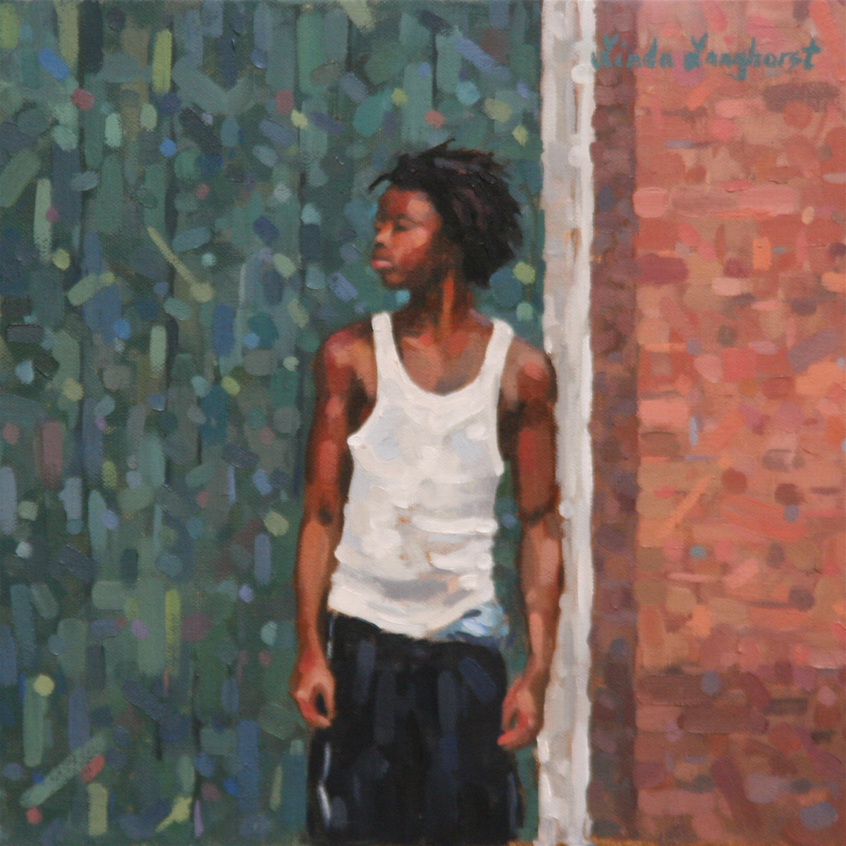 Green And Blues #2 by Linda Langhorst 