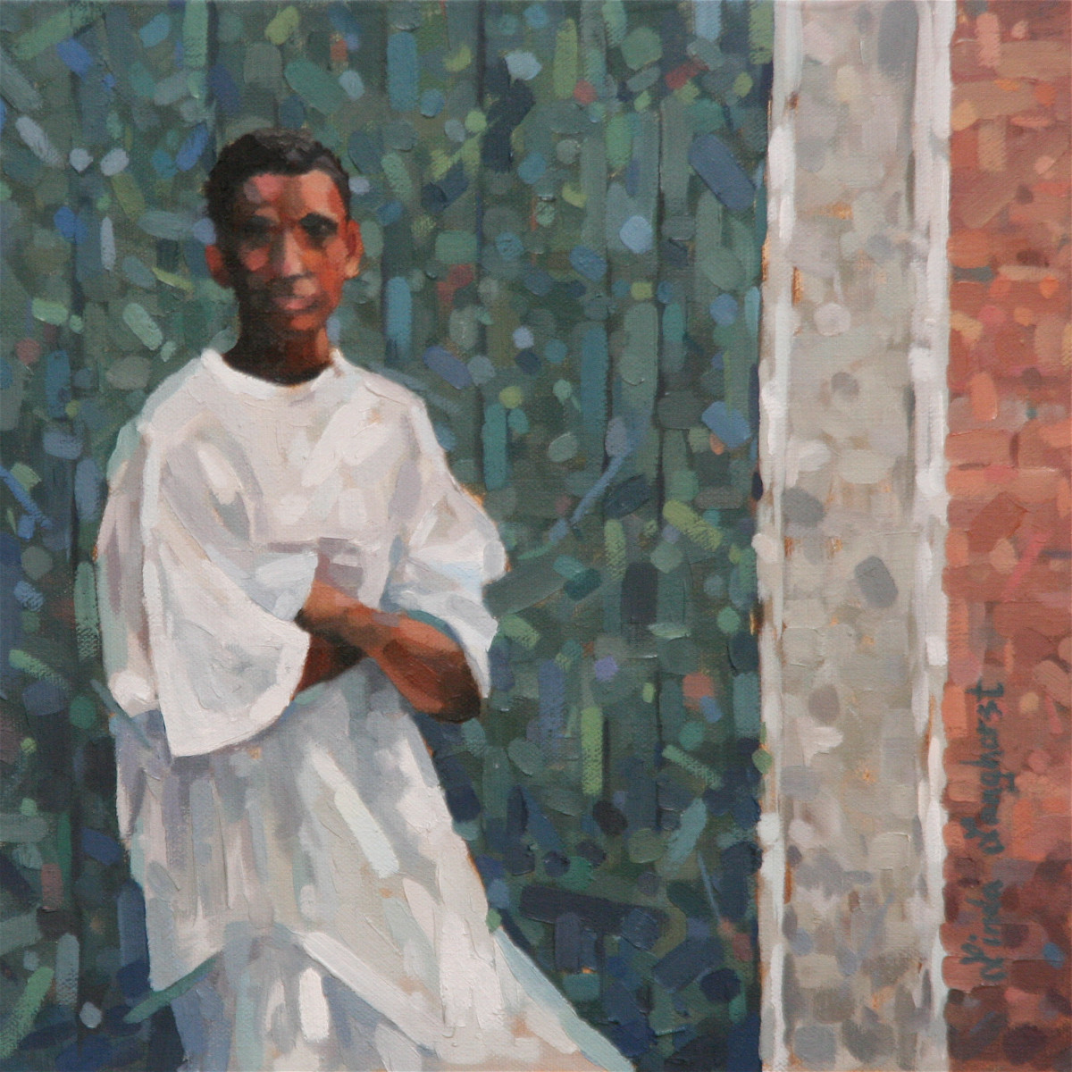 Green And Blues #3 by Linda Langhorst 