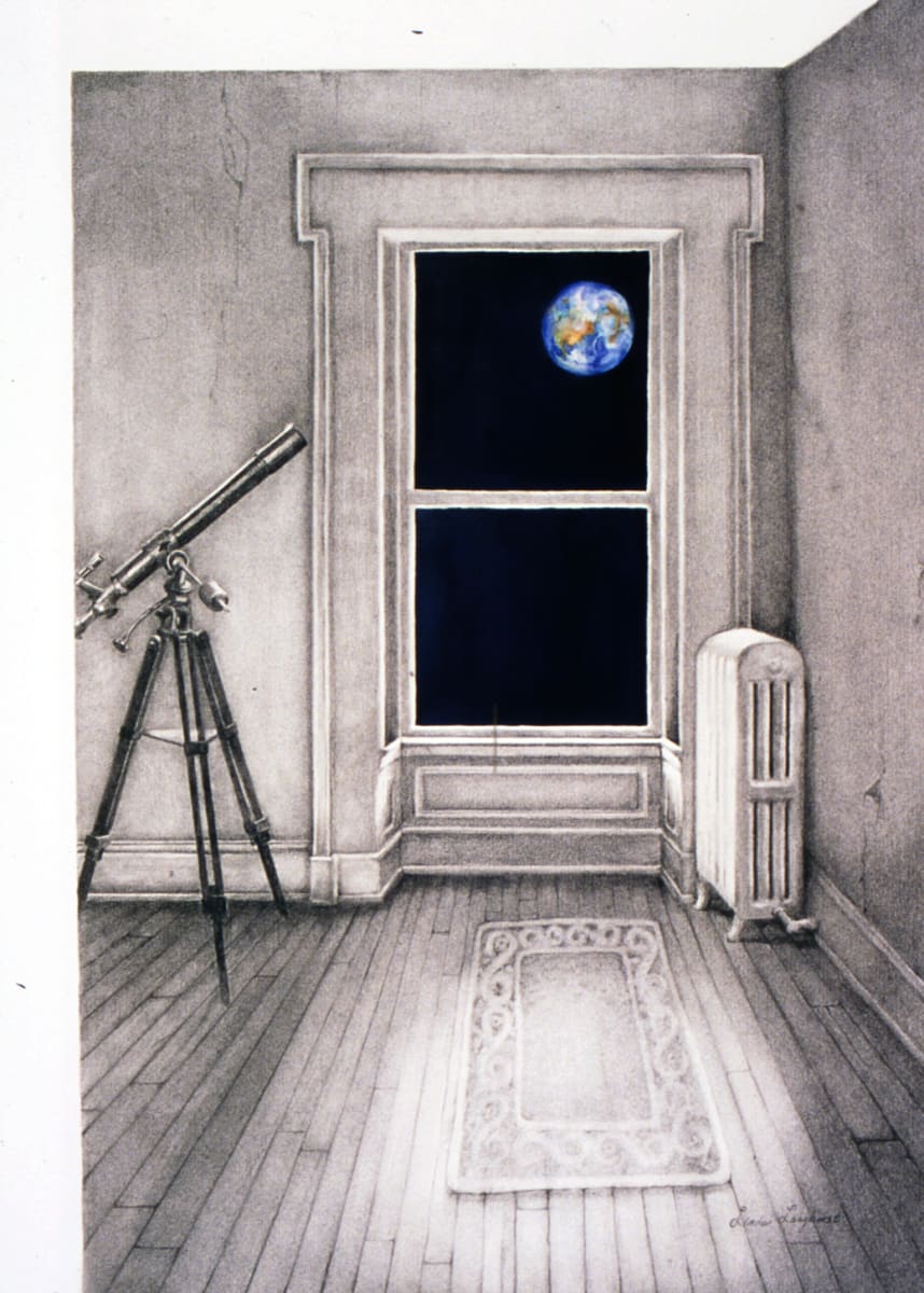 Room With a View by Linda Langhorst  Image: View of the Earth from somewhere else