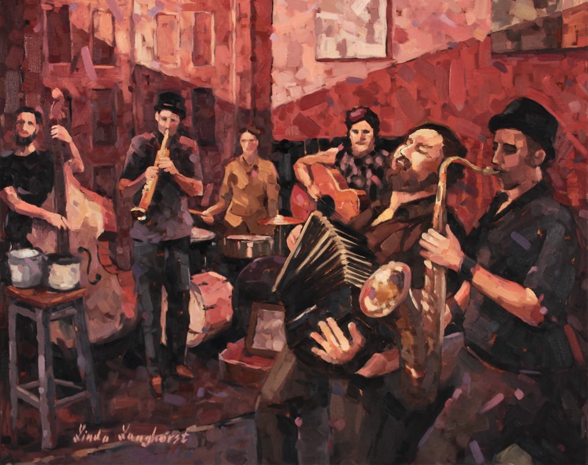 Under Adolfos  Image: musicians in Apple Barrel Bar under Adolfos in the French Quarter, NOLA