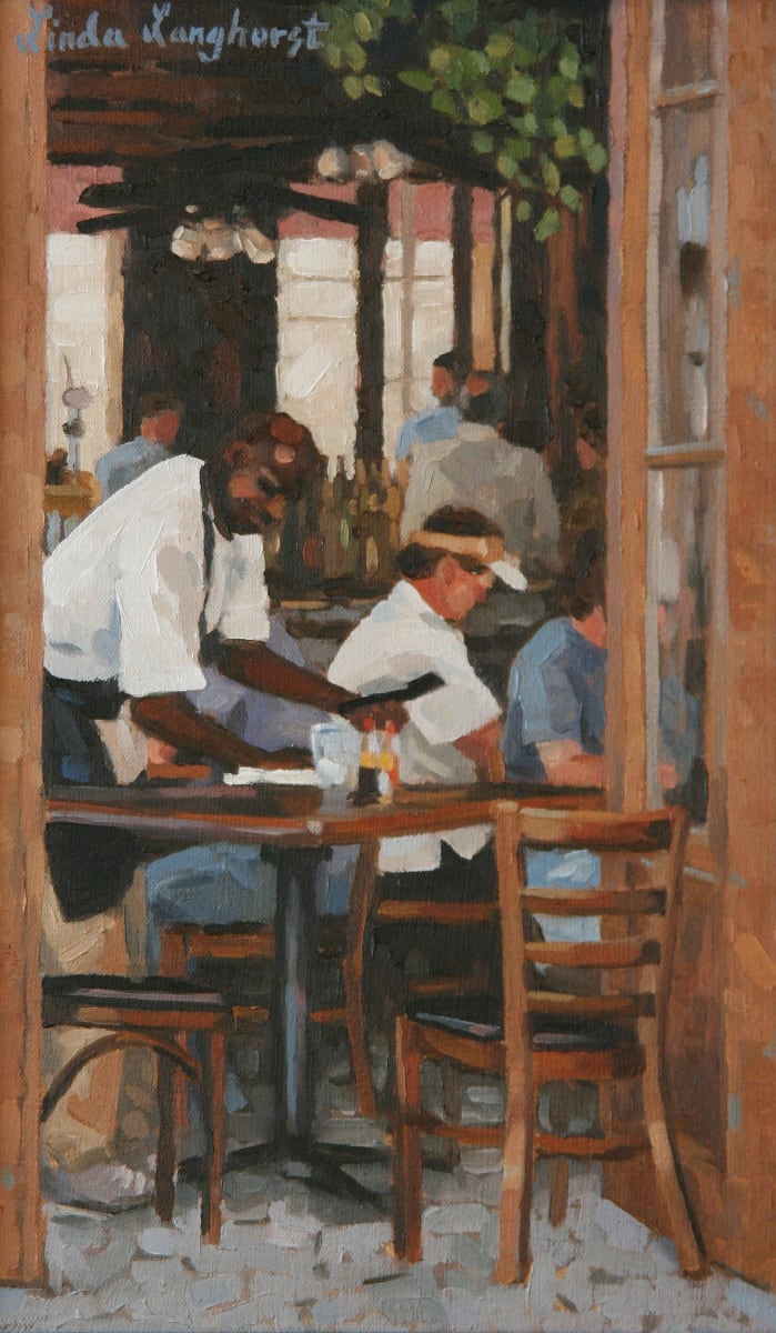 Waiting by Linda Langhorst  Image: New Orleans restaurant