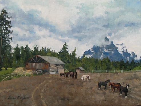 tetons_horses_copy_bwuyea_1 by Linda Langhorst 