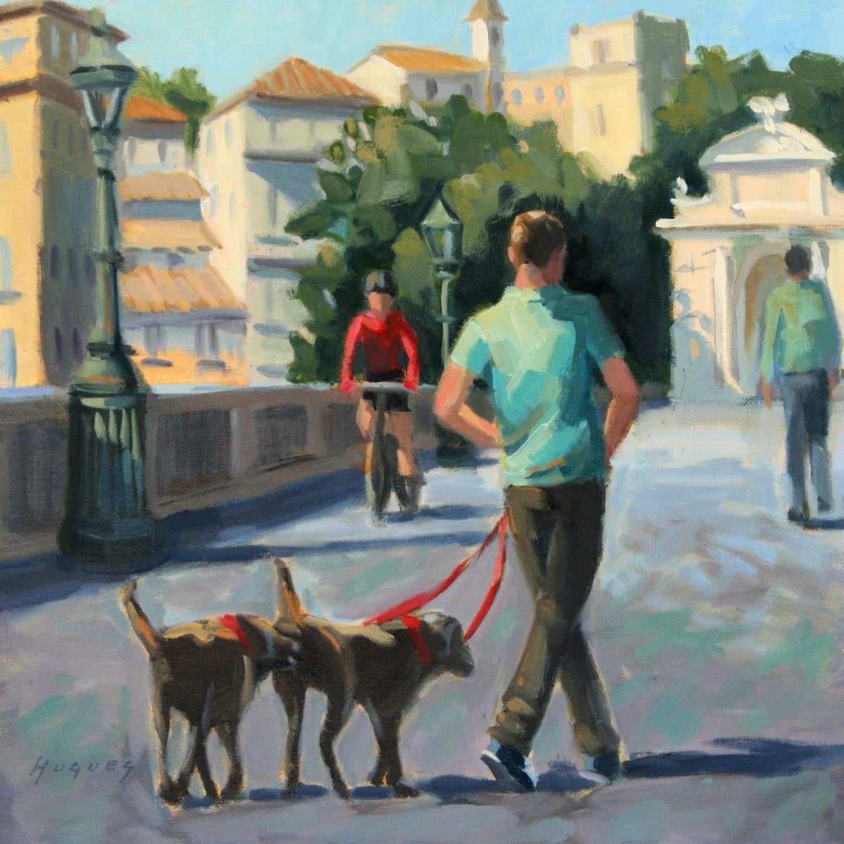 Morning, Ponte Sisto by Linda Hugues 