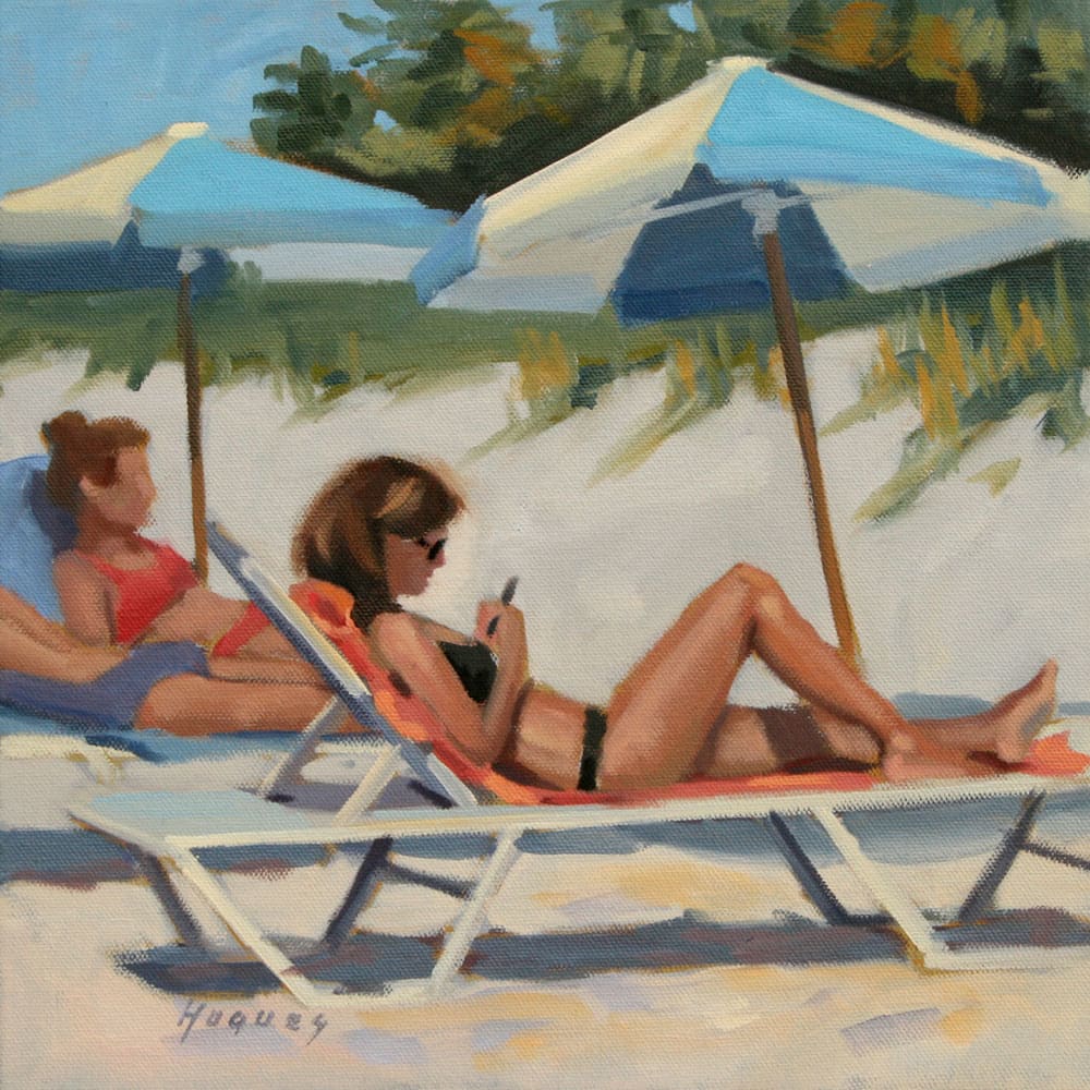 Sun Worshipers by Linda Hugues 