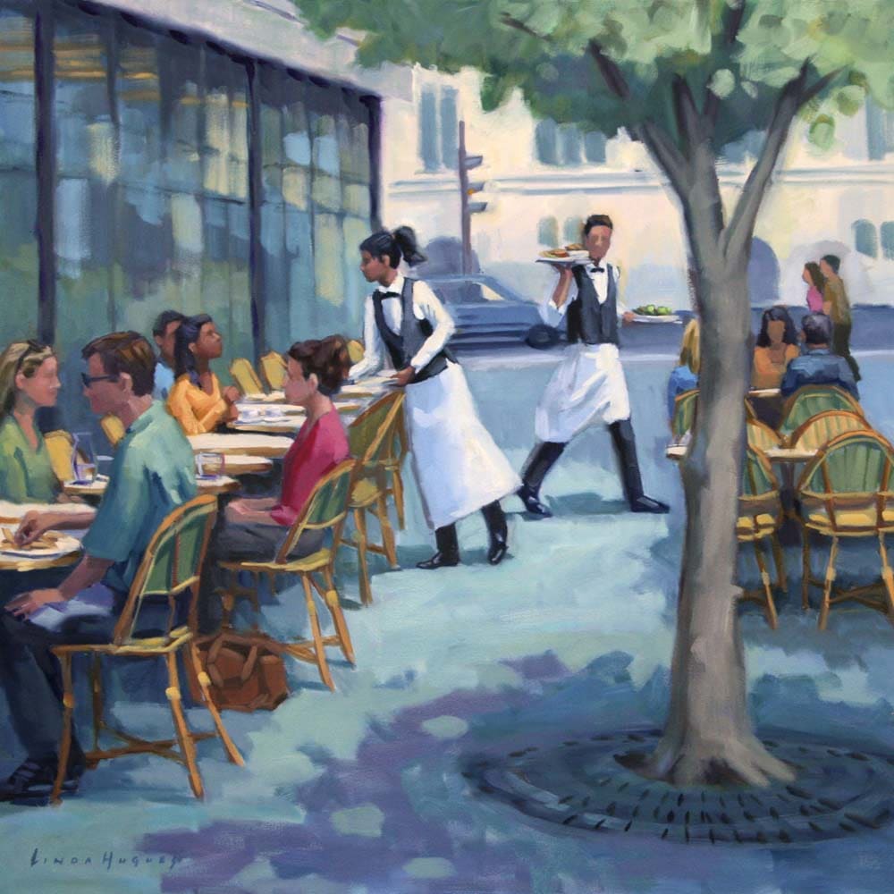 Waiter Ballet II - Paris by Linda Hugues 