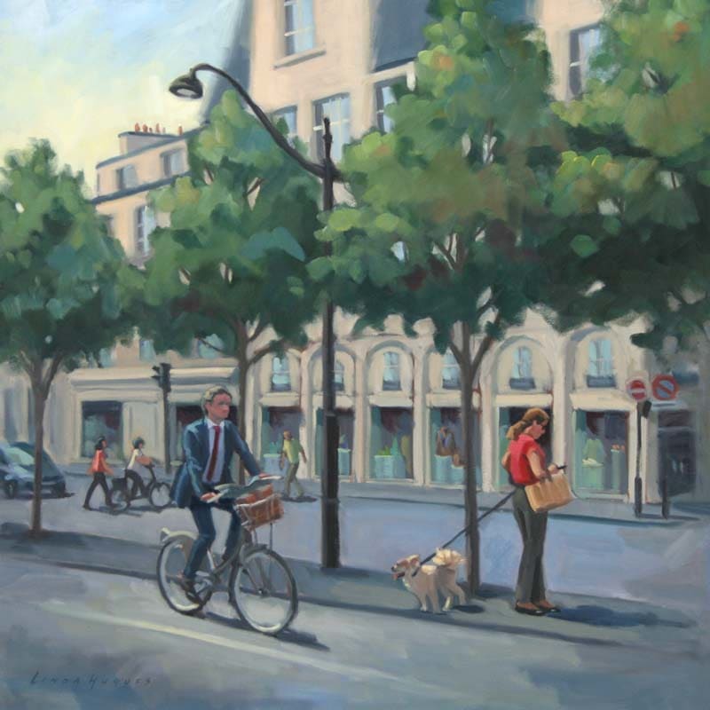Morning Commute - Paris by Linda Hugues 