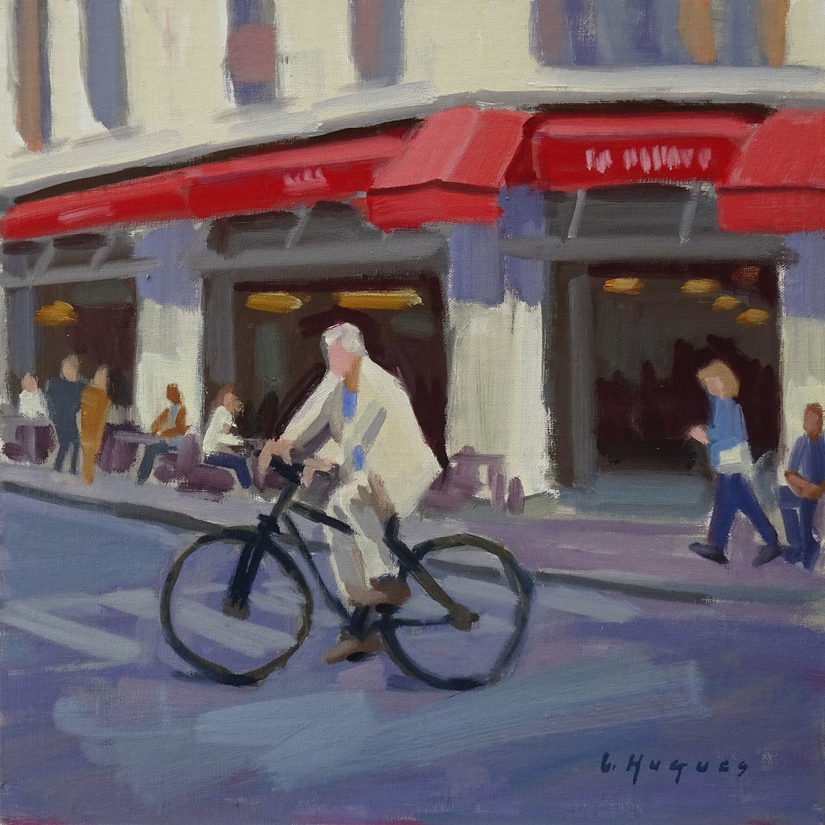 Elegant Biker by Linda Hugues 